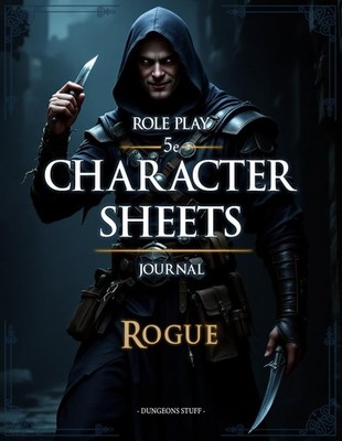 Rpg 5e Character Sheets Journal: Beginners Guide and Plenty of Space for Session