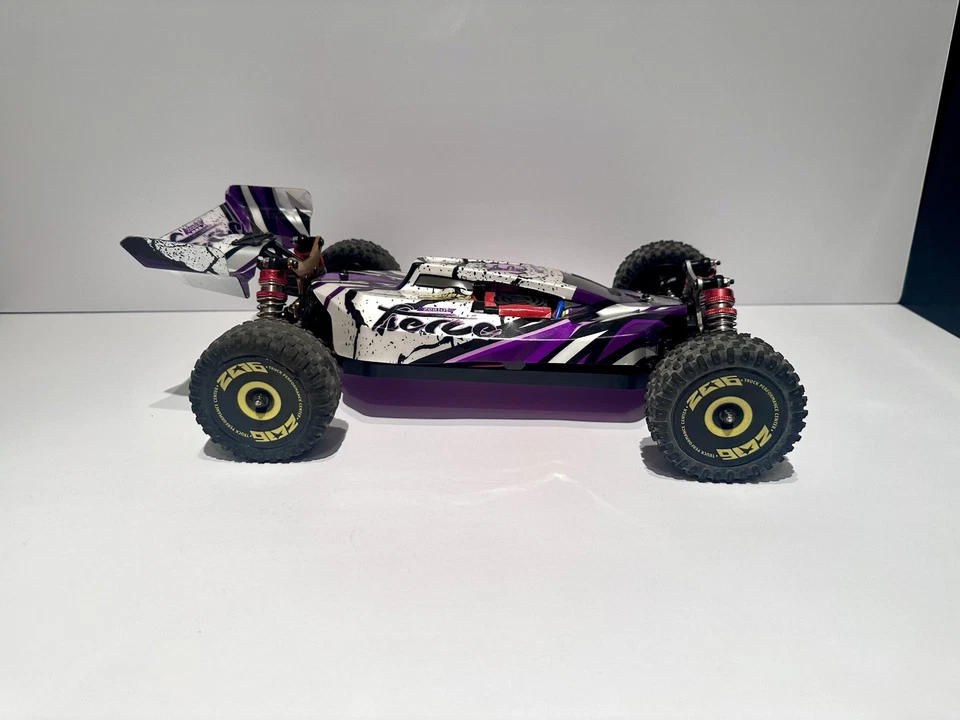 WLtoys 124019 1/12 Scale Brushless 2.4G 4WD RC Buggy Traxxas Upgrades - Image 2 of 4