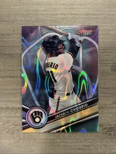 2022 Bowman's Best #TP-19 Jackson Chourio Prospects Aqua Lava Refractor #/199