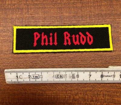 AC/DC  Patch (M270a) Phil Rudd  9 * 2,5 cm ungebraucht Neu