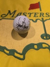 SAM BURNS LSU 🐅 SIGNED AUTOGRAPHED MASTERS GOLF BALL 🇺🇲 