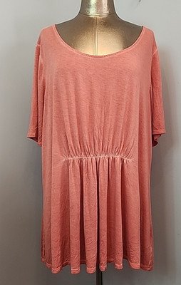 NWT Lane Bryant Coral Shirt Womens Size 18/20 Chest 48 Cinched SS 304-36370