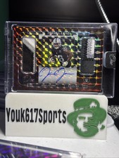 Josh Jacobs 2021 Panini One Formula One Dual 3 Color Patch Auto /25 Card #396 🍇