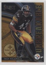 2020 Panini Select Unbreakable Troy Polamalu #U21 HOF p6d