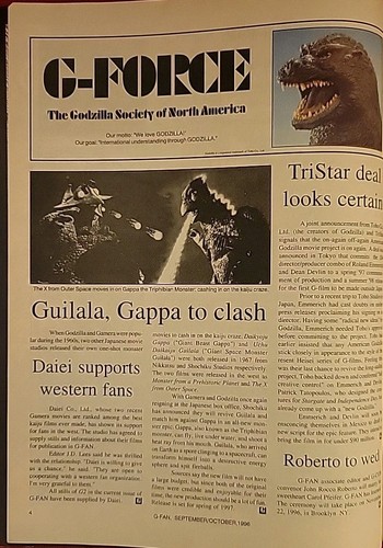 Markalite & G-FAN Lot x 4 Godzilla Gamera Ultraman Magazines KAIJU Vintage #1 - Picture 15 of 22