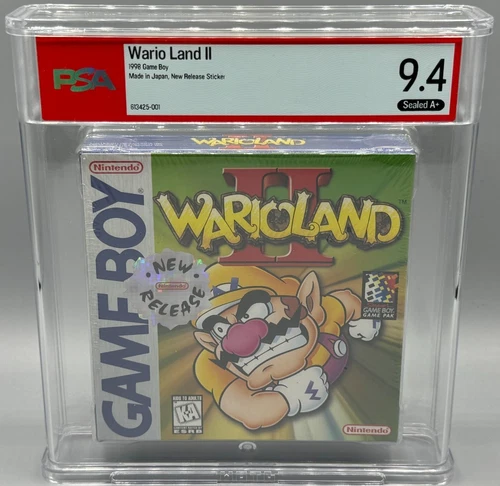 Wario Land II 2 Nintendo Game Boy Sealed New PSA 9.4 A+ Graded NOT WATA