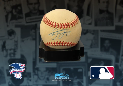 Frank Thomas Signed Auto Baseball Rawlings American League No COA PCM18