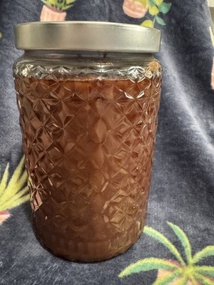 Rare 26 oz Large 2 Wick *Spiced Wood*  Gold Canyon Candle *Vintage*