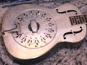 National Style-O 14 Fret Joint 2006 Resonator Guitar Rare Model w Case