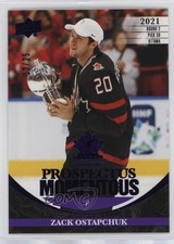 2023 Upper Deck Team Canada Juniors Electric Purple 12/25 Zack Ostapchuk 1e05