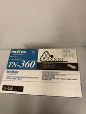 NEW Genuine Brother TN-420/TN-360 Black Toner Cartridge LOT OF 2 