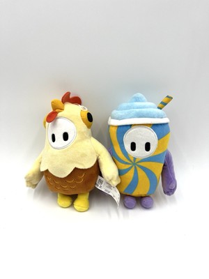 Fall Guys Ultimate Knockout Chicken & Freeze Slushy Plush 8'' Stuffed Animal Toy