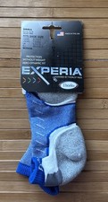 NWT Thorlos Experia Coolmax Micro Mini Running Socks Blue Small -Imperfect