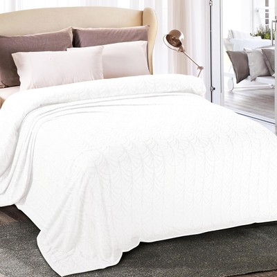 King Size Flannel Fleece Blanket 90x104 Soft Warm Lightweight All Season Throw