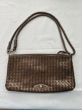 Elliott Lucca Shoulder Bag Leather Basketweav...