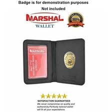 Family Member Mini Badge License ID Card Holder Bifold Wallet