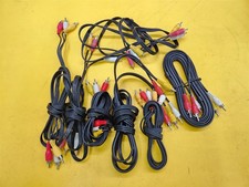                  LOT OF 7  Various Length Standard RCA Cables