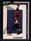 1991 Courtside Larry Johnson Auto Autograph #45