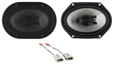 Rockville 6x8" Front Factory Speaker Replacement Kit For 97-98 Ford Expedition