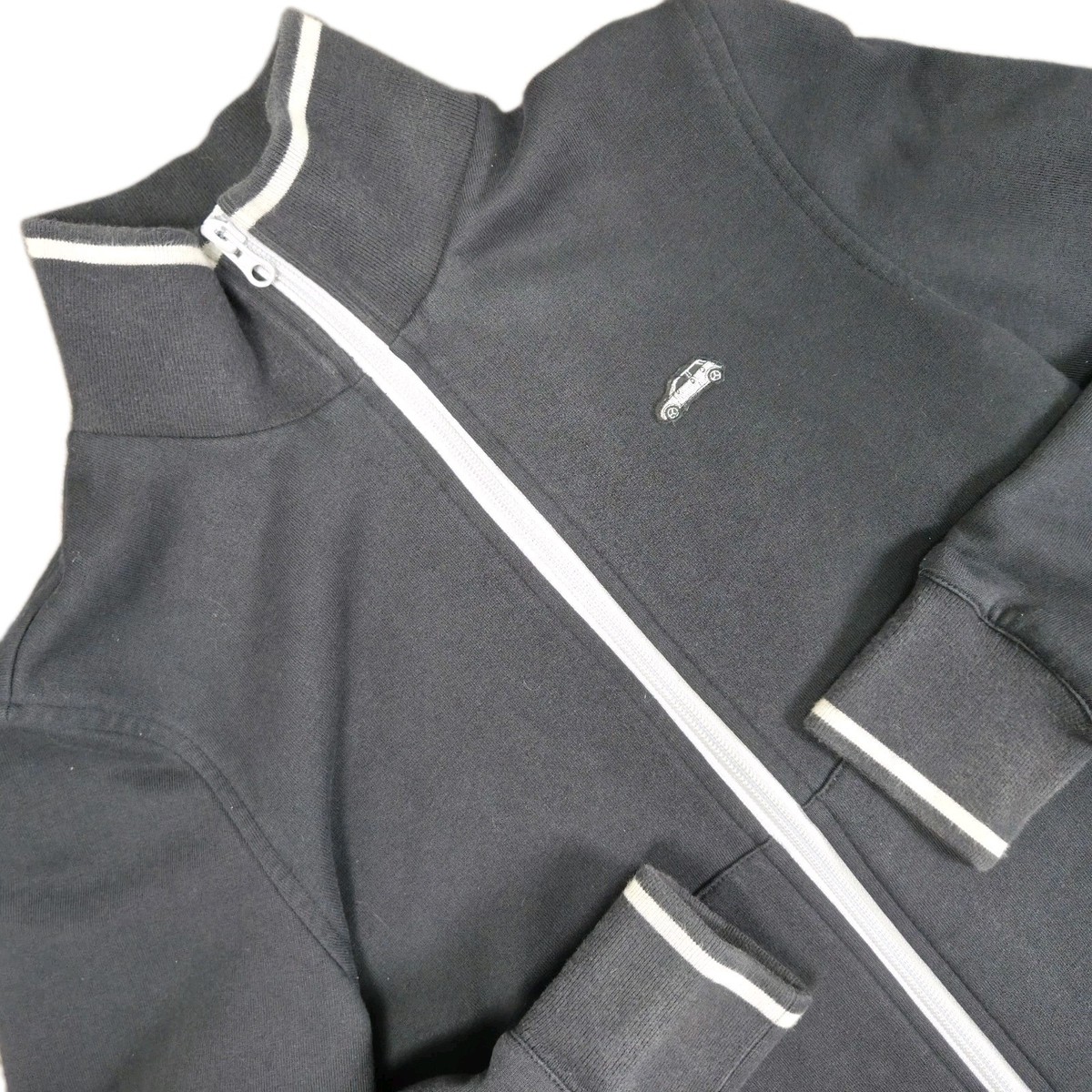 MINI Cooper Womens Full Zip Track Jacket Size XS Black View 2