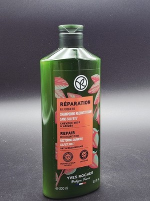 Yves Rocher Hair Shampoo Restoring Dry Damaged Hair 300mL Sulfate Free France