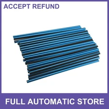 40pcs Car Air Conditioner Vent Outlet Trim Strip Universal Blue