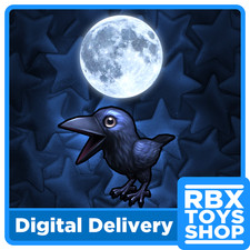 R0BL0X Moonlit Raven Headpiece w MOON EFFECT ...