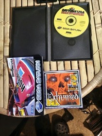 Pal Sega Saturn Console Bundle, 50/60hz Mod Controller, Detona Destruction Derby