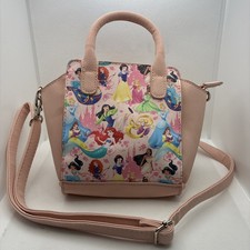 Disney Parks Princesses Small Pink Girls Handbag Purse Little Mermaid Bell