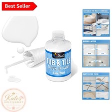 Luxury White Tub and Tile Paint - Perfect Touch-Up for Porcelain Ceramics