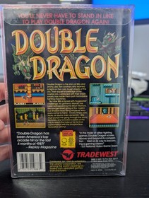 ***NES Used Double Dragon-100% Authentic-CIB Complete in Box-Game Box Manuel