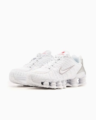 Nike Shox TL White Silver W - Size 6 - Brand New in Box - AR3566-100