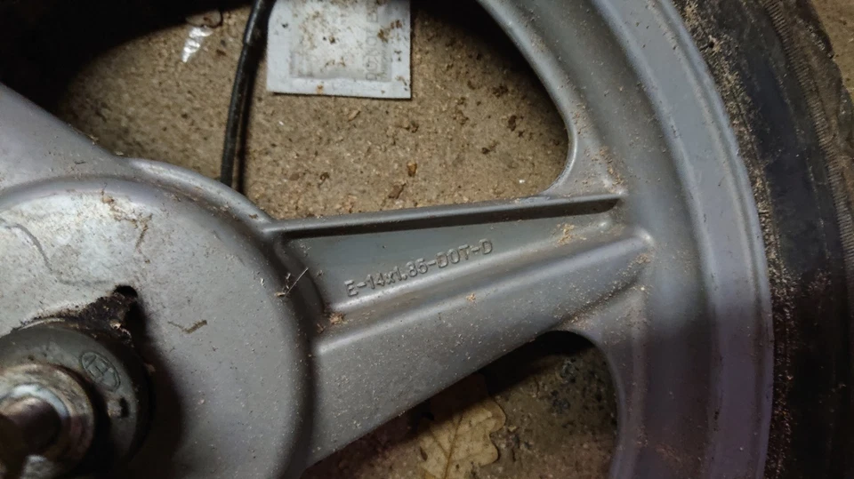 Piaggio FREE Felge Vorne - Bild 3 von 4