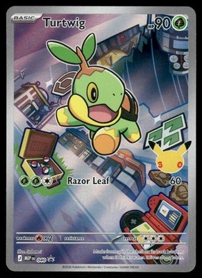 Pokemon Karten Turtwig 040 Mega Evolution Promo NM *2