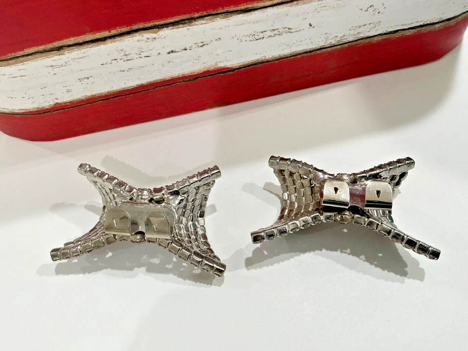 Hebillas de zapato antiguas/vintage de pasta o diamantes de imitación Foto 2 de 4