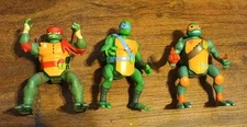 TMNT 2018 Playmates  Flipping Talking Figures Lot Of 3 (Untested)