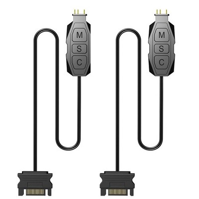 ARGB Controller Kit für PC RGB Gehäuselüfter SATA Power Lüfter Controller