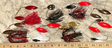 8 Nichols & Unknown Spinnerbaits 3/8 1/2 5/8 oz Spinnerbait Fishing Lure Lot