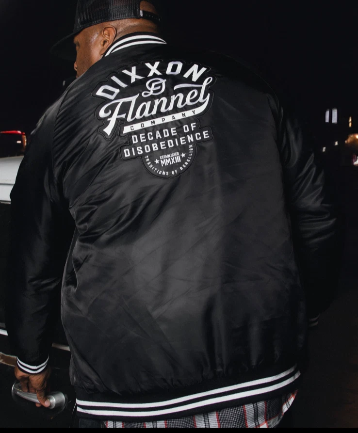 Dixxon Flannel Co Pastime Varsity Jacket Men’s 2X Black NWT In Bag
Opens in a new window or tab