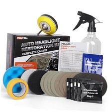 Headlight Restoration Kit 3 Easy Steps to Restore Sun Damaged Headlights