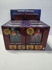 MOTU Mighty Masters Lot of 8 w Display Box He-Man Skeletor Man-at-Arms Beast Man