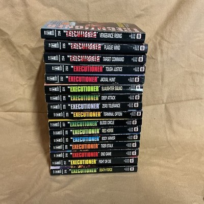 The Executioner Mack Bolan By Don Pendleton First Editions Paperback Lot 0f 16