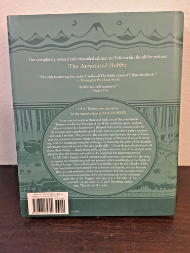 Annotated Hobbit by Douglas A. Anderson, 2002, Hardcover w Jacket - Picture 2 of 10