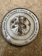 Carson Memory Garden Stone Plaque,  9 1/4" Round