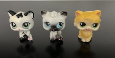 Littlest Pet Shop Lot of 3 Magic Motion Cats LPS
