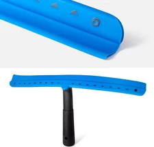 15 inch Blue Windshield Squeegees, All-Purpose Streak-Free Silicone Squeegee ...