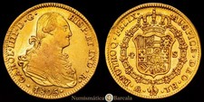 Carlos IV 4 Escudos (13,45 grammi) 1805 México T·H Aureo y Calicó-1503 MBC+