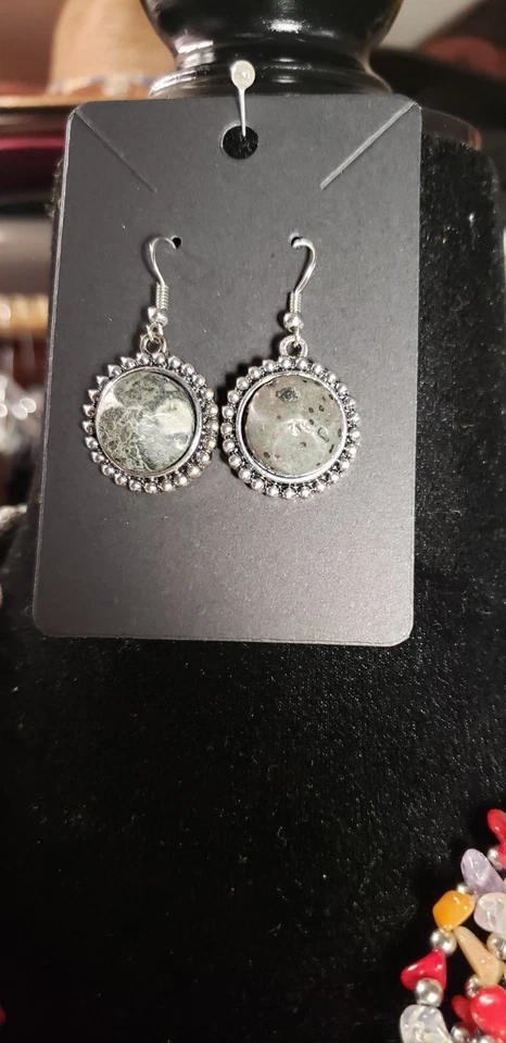 11,5 дюйма цветной смешанные бусины ожерелье ошейник и серьги комплект - Изображение 4 из 4