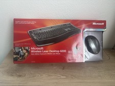 Microsoft Wireless Laser Desktop 6000 Keyboard And Mouse v3 New Sealed