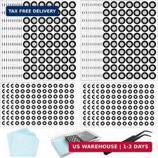 1660 Pcs 3D Scanning Markers, 6mm and 3mm Tracking Dots Kit